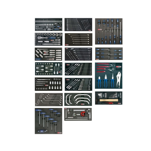 Composition 282 outils ks tools pour servante