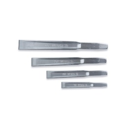 4 burins nervur&eacute;s
Contenu de l'&eacute;tui :
- Burin nervur&eacute; L = 150 mm
- Burin nervur&eacute; L = 200 mm
- Burin nervur&eacute; L = 250 mm
- Burin nervur&eacute; L = 300 mm