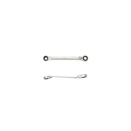 Clé polygonale à cliquet réversible 10x13mm 