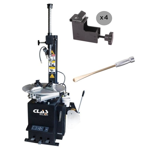 Monte/démonte pneus semi automatique 6"-21" 1 vitesse 230V (Spécial auto et moto)