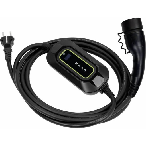 Chargeur v&eacute;hicule &eacute;lectrique/hybride Type 2 / 230V - 3,7Kw 16A longueur 5m