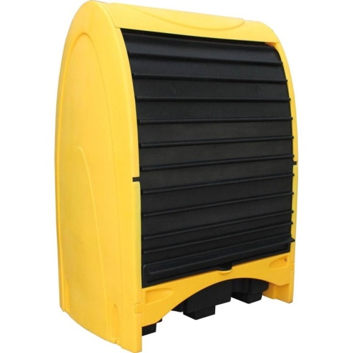 Box de stockage 2 fûts avec bac 250L