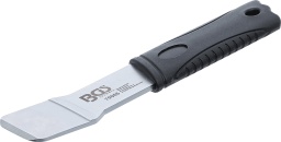 Permet de repousser en toute sécurité et sans risque de dommages le piston de frein sur des bicyclettes avec freins à disque hydrauliques-Exécution légèrement coudée-Largeur de la surface d’appui : 36 mm-Épaisseur du matériau : 3 mm