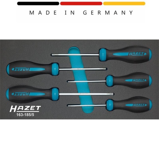 Module tournevis torx percé 5 pièces Hazet