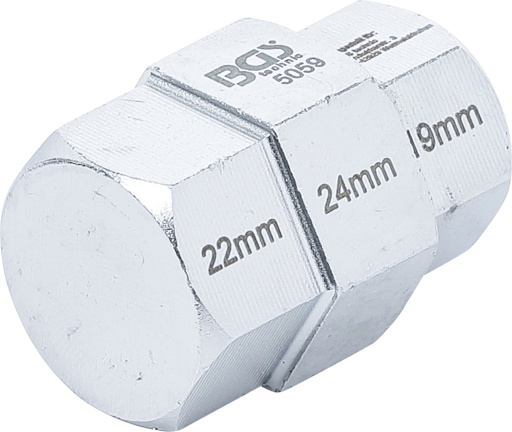 Jeu de douilles sp&eacute;ciales moto 19 - 22 - 24 mm