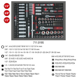 Module 1/1
Pour servantes d'atelier et coffres à outils
Rangement ordonné grâce à une découpe
Résistant aux hydrocarbures et aux produits chimiques
Insert en mousse bicolore haute résistance