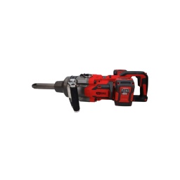 Clé à chocs à broche longue brushless 1'' 18V 4000 Nm, 2 batteries et chargeur
Moteur brushless (sans charbon) puissant et économe en énergie
Mécanisme de frappe à double marteau haute performance
3 réglages de couple
Gâchette progressive permettant un ajustement optimal de la vitesse
Arrêt automatique et inverseur
Broche longue
Eclairage LED permettant de travailler dans les environnements peu lumineux
Poignée ergonomique en caoutchouc associée à une seconde poignée latérale
Livrée dans son coffret avec 2 batteries 8 Ah et 1 chargeur double
Utilisation avec les 2 batteries 8Ah en simultanée nécessaire
Batterie commune à toute la gamme d'outillage électroportatif KS Tools 515.47XX, y compris enceinte de chantier 100172F et projecteurs 150.4358F et 150.4470F
Indicateur LED du niveau de charge sur les batteries
Batteries avec coque en nylon retardateur de flamme
Alimentation :2 x lithium-ion 18V 8Ah
Attribut de fonction 1 :arrêt automatique
Bruit max à vide :182 dbA
Bruit max en sollicitation :179 dbA
Carré d'entraînement en pouce :1"
Couple maximal de desserrage :	4000 Nm
Couple maximal de serrage :	1 = 1600 Nm
Couple maximal de serrage 2 :	2 = 2200 Nm
Couple maximal de serrage 3 :	3 = 3000 Nm
Dimensions :	L.670 x l.240 x H.160 mm
Dimensions du coffret :	L.870 x l.340 x H.230 mm
Filetage de raccord :1'(25,4 mm)
Puissance en Watt :2600 W
Nombre de coups :1300 coups/min
Taille maximale du filetage :M58 (haute-résistance) / M60 (standard)
Tension d'alimentation :2 x 18 V
Vitesse de rotation à vide en T/mn :950 Tr/min
Vibrations :28,5 m/s²
Poids :14,50 kg