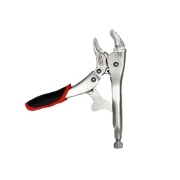 Pince étau spéciale pour têtes de vis Ø7-12 mm, L.175 mm
Mors à denture croisée spécifique pour retirer les têtes de vis bloquées ou abimées
Molette de réglage précis
Système de verrouillage rapide
Poignée confortable en caoutchouc synthétique pour une meilleure prise
Chrome-Molybdène
Finition nickelée anti-corrosive
Longueur en pouce :	7 "
Longueur totale en mm :	175,0 mm
Matière :	Chrome Molybdène
Ouverture (mm) :41 mm
Poids :	385 g
Diamètre de vis :7-12 mm