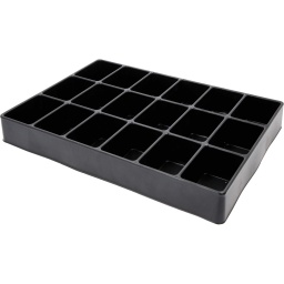 Possibilit&eacute; de rangement de divers petits mat&eacute;riels tels que boulons, fusibles, etc.
adapt&eacute; &agrave; ECOline et PERFORMANCEplus
Mati&egrave;re plastique
