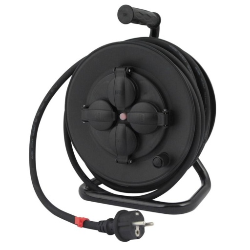 Enrouleur électrique mobile 230V 20M en 3x2,5mm2