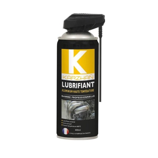 Lubrifiant aluminium haute température 600°C - aérosol 400ml