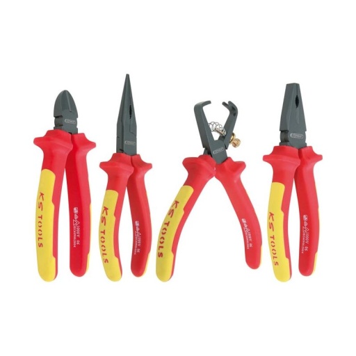 Jeu de pinces isolées ergotorque - 4 pcs