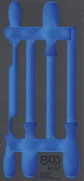 Insert en mousse dure robuste de haute qualitéPour toutes les servantes d’atelier BGSConvient pour art. 4197