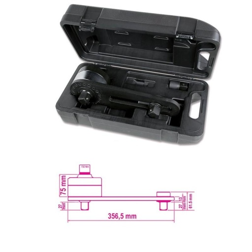 Multiplicateur de couple 2700Nm serrages à droite et gauche rapport 3,8:1 système cliquet anti-retour