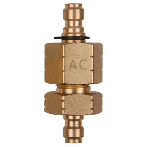 Adaptateur double M14x1,25 intérieur et extérieur et raccord 1/4"
