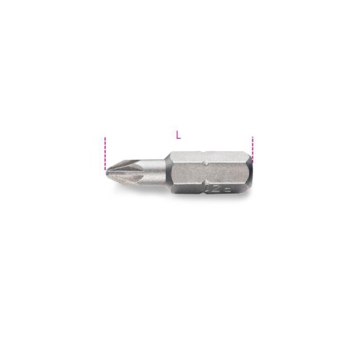 Embout pozidriv-supadriv 1/4- 25mm pz1