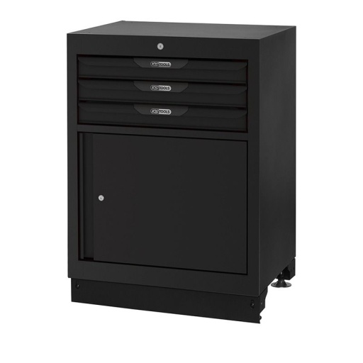 Bloc 3 tiroirs + porte 26''