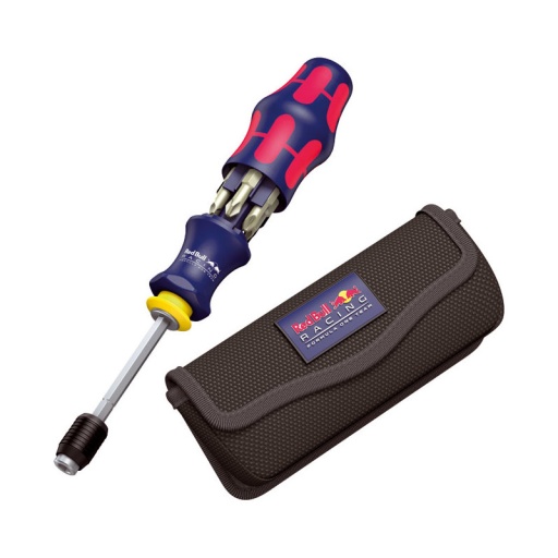 Etui tournevis à réservoir d embouts wera by red bull