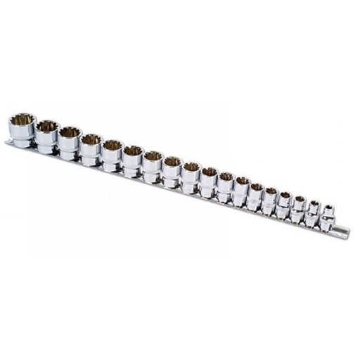 Jeu de 18 douilles "Alldrive" multi empreinte - 3/8"