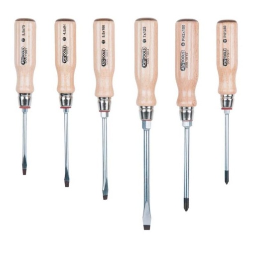 Jeu de 6 tournevis ERGOTORQUE® BOIS