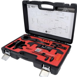 Jeu d'outils de r&eacute;glage moteur pour Citro&euml;n, Peugeot, DS 16 pi&egrave;ces
Caract&eacute;ristiques
Code moteur DS:	
HMZ (EB2), HNN (EB2ADTX), HNP (EB2ADT), HNS (EB2ADTS), HNY (EB2DTS), HNZ (EB2DT)
Code moteur Honda:	
EB2
Code moteur Jeep:	
EB2ADTD
Code moteur Opel:	
B 12 XE (EB2F), B 12 XHL (EB2DT), B 12 XHT (EB2DTS), D 12 XE (EB2FA), D 12 XHL (EB2ADT), D 12 XHT (EB2ADTS), F 12 XHL (EB2ADTD), HNL (EB2ADTSM), HNP (EB2ADT), HNS (EB2ADTS)
Code moteur Toyota:	1PP
Motorcode Citroen:	HMM (EB2FAD), HMP (EB2FB), HMR (EB2FA), HMT (EB2D), HMU (EB2D), HMU (EB2FD), HMY (EB2M), HMZ (EB2), HNJ (EB2ADTXM), HNN (EB2ADTX), HNP (EB2ADT), HNS (EB2ADTS), HNV (EB2DTM), HNX (EB2DTSD), HNY (EB2DTS), HNZ (EB2DT), ZMZ (EB0)
Motorcode Peugeot:	HMH (EB2FAD), HMM (EB2FAD), HMP (EB2FB), HMR (EB2FA), HMT (EB2D), HMX (EB2), HMY (EB2M), HMZ (EB2), HNJ (EB2ADTXM), HNK (EB2ADT), HNN (EB2ADTX), HNP (EB2ADT), HNR (EB2ADTXM), HNS (EB2ADTS), HNV (EB2DTM), HNY (EB2DTS), HNZ (EB2DT), ZMZ (EB0)
OE-Code Citroen:	0109-2A, 0109-2B, 0109-2C, 0109-2D, 0109-6, 0197-N
OE-Code Fiat:	0109-2C, 0197-N
OE-Code Opel:	EN-52127-1, EN-52127-2, EN-52588, EN-52809, 0109-2C, 0109-2D, 0197-N
OE-Code Peugeot:	0109-2A, 0109-2B, 0109-2C, 0109-2D, 0109-6, 0197-N
OE-Code Toyota:	0109-2A, 0109-2B, 0109-2C, 0109-2D, 0109-6, 0197-N