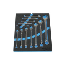 Fabrication en Chrome Vanadium
Taille: 6mm. 7mm, 8mm, 9mm, 10mm, 11mm, 12mm, 13mm, 14mm, 17mm, 19mm, 22mm
12 pans - finition polie
Emballé dans une mousse de rangement