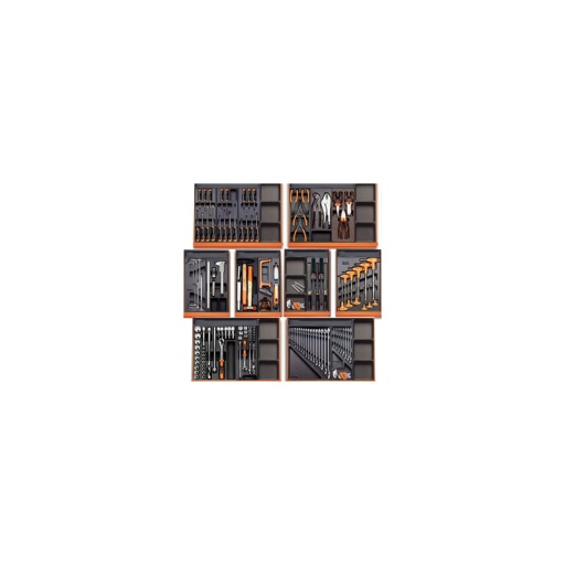 Composition de 160 outils beta plateaux thermoformés
