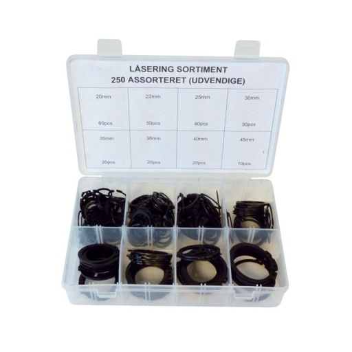 Assortiment 250 circlips