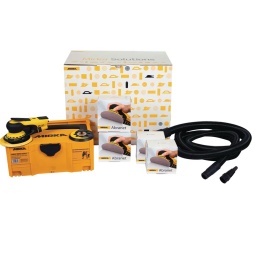 PACK DEROS PRO
Mirka DEROS 5650CV 125/150mm 5,0 dans son coffret MID5650202CA
Tuyau d'extraction antistatique 27mmx4m+Adaptateur MIN6519411
ABRANET 150mm auto-agrippant P120, 50/unité 5424105012
ABRANET 150mm Grip P180, 50/unité 5424105018
ABRANET 125mm Grip P80, 50/unité 5423205080
ABRANET 125mm Grip P120, 50/unité 5423205012
Adaptateur universel de raccordement d'extracteur 8393001511
700910120
700910125