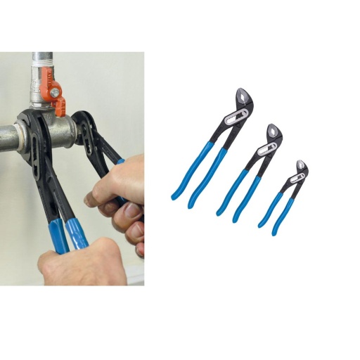 Jeu de pinces multiprises 3 pièces
