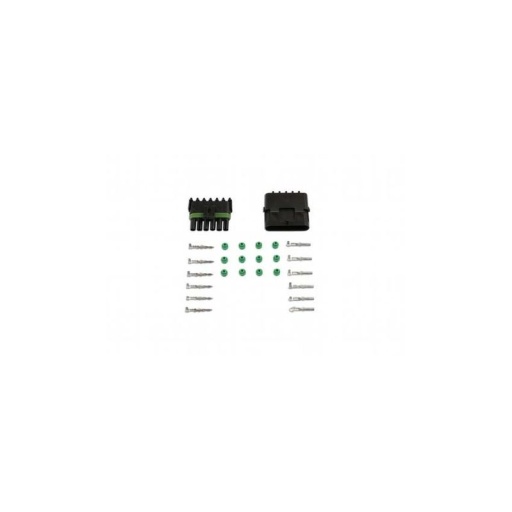 Kit assortiment de connecteurs electriques automobile étanche Delphi 6 pôles - 26 pcs