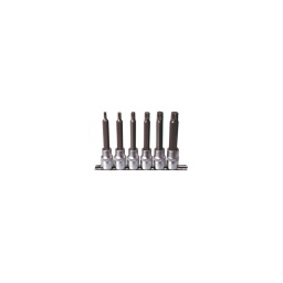 Rail de 6 douilles tournevis 12 pans xzn 1/2
- embouts acier s2
- douille chrome vanadium
- 5-6-8-10-12-14mm - longue 110mm 