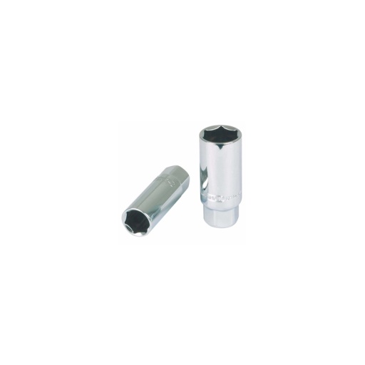 Douille longue pour bougie 6 pans 3/8 chrome plus 5/8"