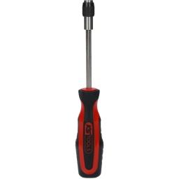 Pour embouts DIN 3126 / C 6,3
Avec poign&eacute;e bi-composant
Avec porte-lames &agrave; verrouillage
Transmission de puissance optimale
Avec aimant
Lame en Chrome Vanadium
