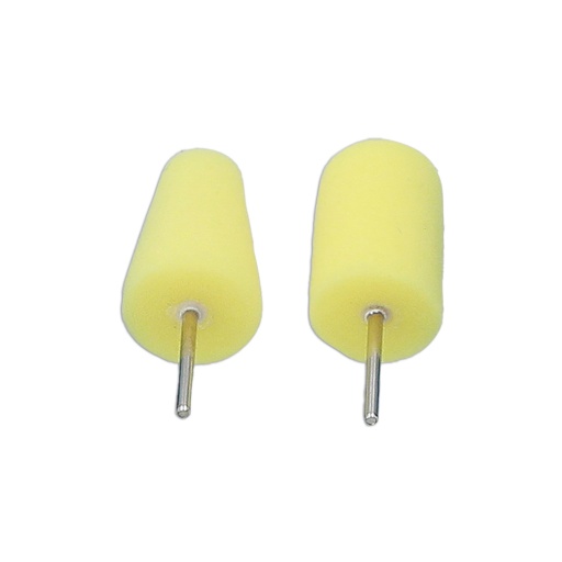 Disques souples de polissage (jaune, grain moyen)2 pièces