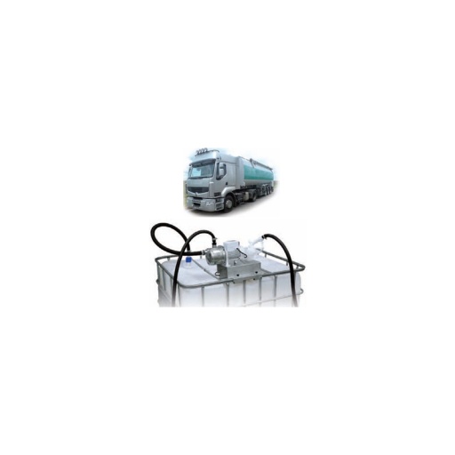 Groupe distribution pour cuve ibc 1000l pistolet manuel