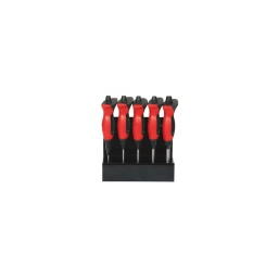 Jeu de 5 chasses goupilles brunis

- poignée ergonomique
- design spécialement concu pour une très bonne prise en main
- absorption des chocs
- 3 - 4 - 5 - 6 - 8 mm 
