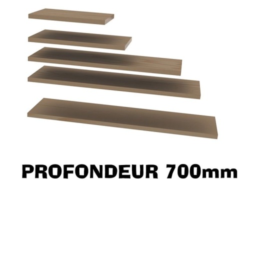 Plateau bois SRM profondeur 700mm