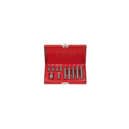 Coffret de douilles xzn

- embout en acier s2

- composition :
1 douille 1/2" 10mm 5 embouts 30mm m5-6-8-10-12
5 embouts 75mm m5-6-8-10-12