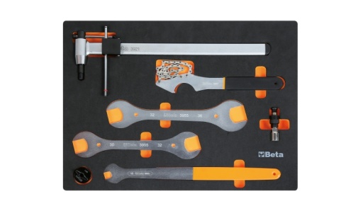 Plateau thermoformé en mousse EVA avec outils de réparation de vélo C45pro
