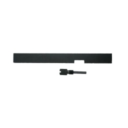 Jeu d'outils de calage - mazda/fort 16v - 2 pcs
concu spécialement pour une utilisation sur les moteurs ford 16v.
le bloqueur pour arbre à cames (400.0154) s'adapte a travers les deux arbres à cames de la ford fiesta 1.25/1.4 pumm 1.4/1.7 mondeo 1.6/1.8/2.0 plus mazda 121 1.25 et permet le blocage du calage lors de la révision de la courroie de distribution.
la cheville de calage 400.0155  remplace un bouchon obturateur et permet au vilebrequin d'etre place au pmh
concu spécialement pour une utilisation sur les moteurs mazda 16v.
le bloqueur pour arbre à cames (400.0154) s'adapte a travers les deux arbres à cames de la mazda 121 1.25 et permet le blocage du calage lors de la révision de la courroie de distribution.
la cheville de calage 400.0155  remplace un bouchon obturateur et permet au vilebrequin d'etre place au pmh.