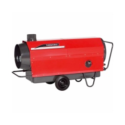 Chauffages mobiles (au fioul - a echangeur) 24.8kw
- température de sortie fixe env.100-120°c
- chambre de combustion resistante jusqu 'a 850° c
- pompe à haute pression pour fioul et petrole lampant
avec :
- carrosserie thermolaquee
- relais de bruleur. contrôle de la flamme par cellule photo-electrique
- sécurité de surchauffe et prise pour thermostat
- application : agricole (sechage des produits de recolte. chauffage des entrepots. etables...). horticole (chauffages des serres et tunnels plastiques. chauffage des aires de tri...). industriel (chauffage des locaux publics. entrepots. ateliers. magasins...). bâtiment (chauffage des aires de construction et bâtiments neufs...). chauffage de tente (chauffage de chapiteaux. salles des fetes. halls d'exposition...)
- 100% de chaleur propre et seche
- le système de pompe monotube evite l'encrassement
consomm tion fioul max 2.4l/h 
debit d'air chaud 1500m3/h 
capacite du réservoir 40 l 
poids 58 kg 
dimensions monte (lxlxh) 125x49x69 cm