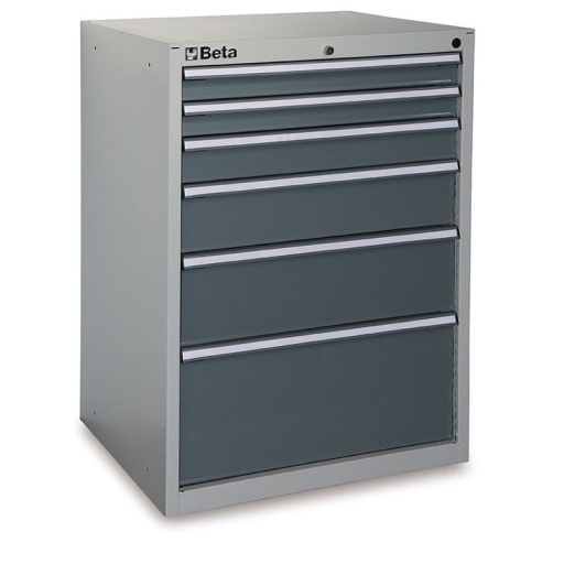 Armoire industrielle 6 tiroirs résistance 70kg