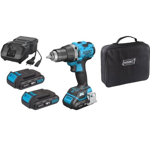 Perceuse 18v 60nm 2 batteries 2ah - sac de transport