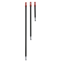 Entraînement 6 pans 
Bague de verrouillage extra-fine Ø13,5 mm 
Pour les endroits difficiles d'accès 
Bagues aimantées 
Tube de maintien pivotant 

