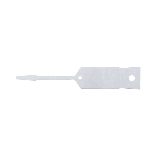 500 porte clé blanc pvc