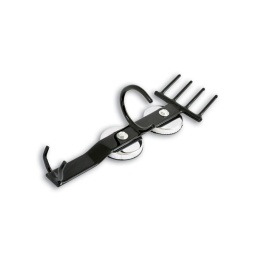 Porte douilles et clé à choc magnétque Cet équipement est magnétique et permet de ranger aisément votre clé à choc ainsi que vos douilles Permet de maintenir 4 douilles 2 aimants puissants permettant une accroche robuste sur des servantes ou des armoires métalliques Particulièrement intessant pour les baies de garage pour l'ennntretien des roues et pots d'échappement 