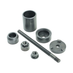 Outils pour le démontage des silent-blocs nissan - renault - opel
- pour le montage et le démontage des silent-blocs des pièces montees et demontees
- le gabarit de montage n'est pas necessaire en combinaison avec 700.1290
- gain de temps enorme car le changement se fait sans démontage du bras de suspension
utilisation : renault trafic. nissan primaster. opel vivaro 2001 - 2013
attention : les tiges filetees doivent etre graissees avant leur utilisation! une surcharge peut entrainer une deformation du matériel contrôler regulierement le couple de serrage avec une clé dynamométrique
Vérin de force m16
ecrou de pression m16
contre-ecrou m16
manchon de pression. grand
bague de pression
manchon de pression conique
manchon de pression. petit