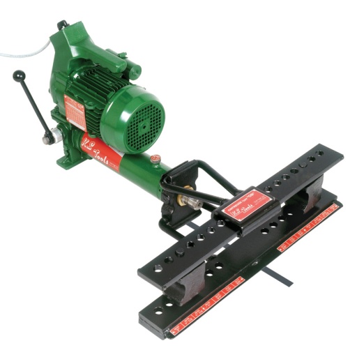 Cintreuse hydraulique électrique, 15t 380V tri.  avec formes de cintrage 1 à 4"