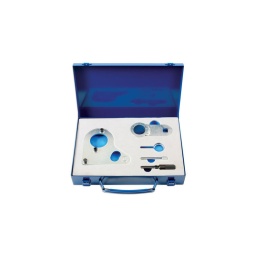 Kit d'outils pour calage du moteur renault. nissan. mercedes-benz. vauxhall 1.6d
concu pour le moteur renault 1.6 r9m dans les modèles renault. nissan/ mercedes-benz/vauxhall : renault et nissan à partir de 2011. mercedes et vauxhall à partir de 2014. 
- applications : moteurs mercedes 626.952. 622.951 dans la classe c. vito.renault megane iii. scenic/grand scenic iii.trafic iii. espace v.nissan qashqai. x-trail vauxhall vivaro-b
composants
626 589 04 40 00. mot 1969 outil d'alignement d'arbre à cames
626 589 02 40 00. mot 1770. en 956-1. en-48334 outil de maintien de poulie de vilebrequin
pige de tendeur de chaine
km 6130 pige de tendeur de courroie auxiliaire
626 589 00 15 00. mot 1970 pige de blocage de vilebrequin